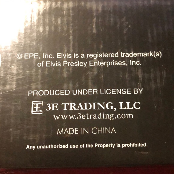 NEW SET OF FOUR 4 CERAMIC ELVIS PRESLEY SKETCHES - Picture 8 of 8